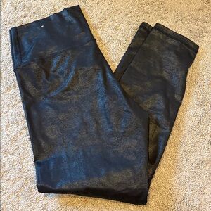 Aerie Black Shimmer Leggings